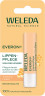 WELEDA Everon Lippenpflege, 4.8 g, Питательный бальзам для губ Everon с пчелиным воском, маслом ши и экстрактом розы, 4.8 г