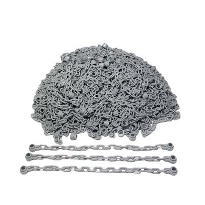 LEGO LEGO Ketten Hellgrau - Light Bluish Gray 30104 - NEU - 50x LEGO Chains Light Grey — Светло-голубовато-серый 30104 — НОВИНКА — 50 шт.