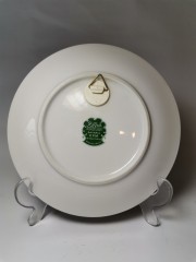 Royal Porzellan Bavaria KPM Germany, Королевский Фарфор Бавария КПМ Коллекционная фарфоровая тарелка &quot;Сбор урожая&quot; с осенним пейзажем, художник Барбара Фюрстенхофер, 19см, Западная Германия 1980г.