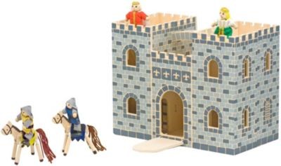 Melissa  Doug Zusammenklappbares und tragbares Holzschloss Складной и переносной деревянный замок