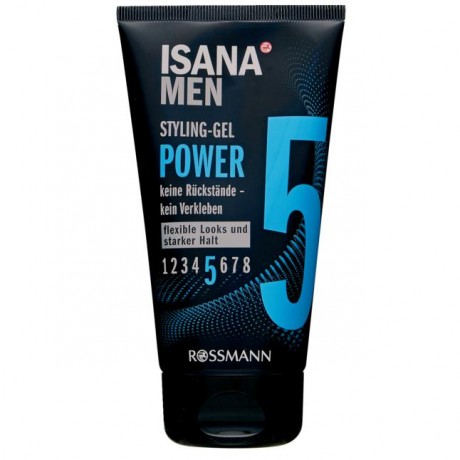 ISANA Styling-Gel Power 5, Стилизирующий гель для волос, Power 5 FOR MEN 150 г