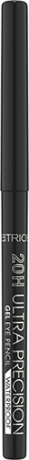 Catrice Eyeliner 20H Ultra Precision Gel Waterproof black 010, Катрис Водостойкий ультратонкий автоматический карандаш для глаз до 20 часов, черный 010, 0,28г