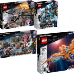 LEGO Marvel Avengers Movie 4er Set: 4 76186 Black Panthers Libelle + 4 76190 Iron Man und das Chaos durch Iron Monger + 4 76192 Avengers: Endgame - Letztes Duell + 4 76193 Das Schiff der Wachter Marvel Avengers Movie Set of 4: 4 76186 Стрекоза Черной Пант