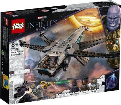 LEGO Marvel Avengers Movie 4er Set: 4 76186 Black Panthers Libelle + 4 76190 Iron Man und das Chaos durch Iron Monger + 4 76192 Avengers: Endgame - Letztes Duell + 4 76193 Das Schiff der Wachter Marvel Avengers Movie Set of 4: 4 76186 Стрекоза Черной Пант