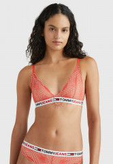 Tommy Hilfiger UNLINED Triangle bra bright vermillion UNLINED Бюстгальтер с треугольными чашечками ярко-красный