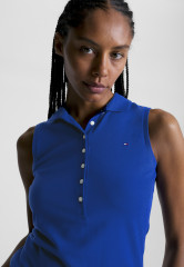 Tommy Hilfiger SLIM COLLAR DETAIL NS Polo shirt ultra blue SLIM COLLAR DETAIL NS Рубашка поло ультра синий