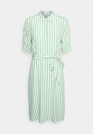 Tommy Hilfiger KNEE DRESS Shirt dress botanical green ПЛАТЬЕ НА КОЛЕНАХ Платье-рубашка ботанический зеленый