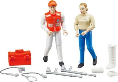 Bruder BRUDER 62710 bworld Rettungsdienst Figurenset BRUDER 62710 Набор фигурок спасательной службы bworld