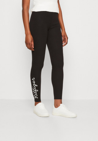 Tommy Hilfiger SLIM ROPE Leggings Trousers black SLIM ROPE Леггинсы Брюки черный