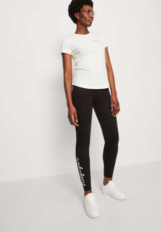 Tommy Hilfiger SLIM ROPE Leggings Trousers black SLIM ROPE Леггинсы Брюки черный
