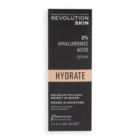 Revolution Skincare 2% Hyaluronic Acid Plumping & Hydrating Solution  2% гиалуроновая кислота для придания объема и увлажнения