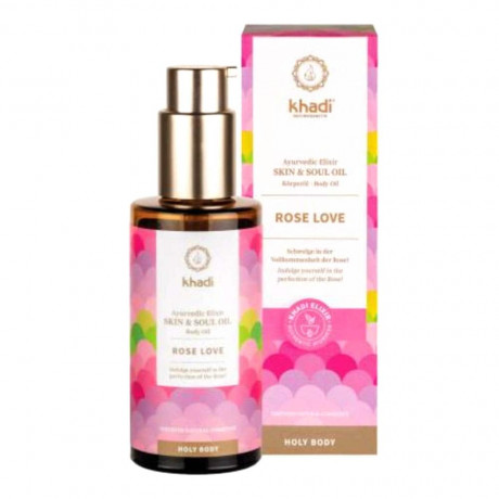Khadi Naturkosmetik Holy Body Skin & Soul Oil Korperol Rose Love 100ml Holy Body Skin & Soul Oil Korperol Rose Love 100мл