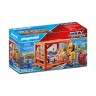PLAYMOBIL 2er Set: 70771 LKW mit Anhanger + 70774 Containerfertigung Набор из 2 предметов: 70771 Грузовик с прицепом + 70774 Производство контейнеров