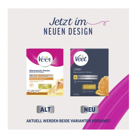 Veet EXPERT Warmwachs-Perlen Восковые гранулы Veet EXPERT с пчелиным воском  230г