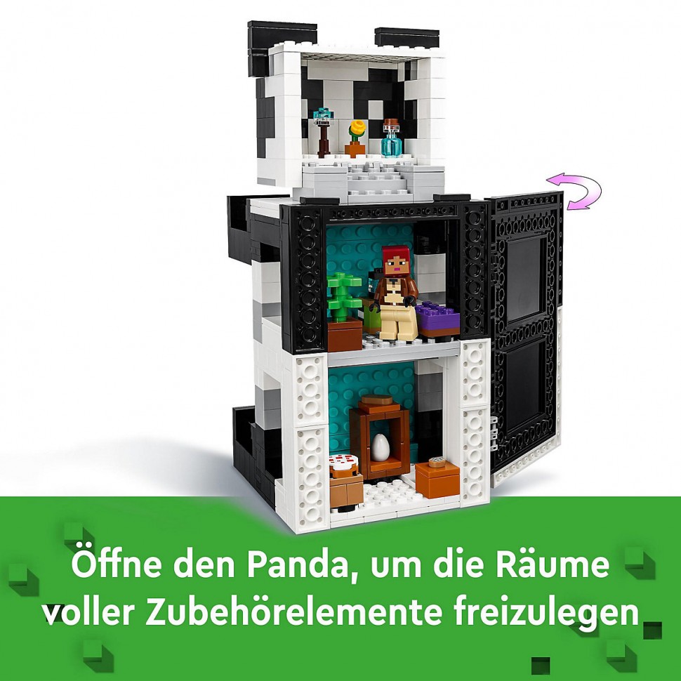 Купить LEGO LEGO Minecraft 21245 Das Pandahaus LEGO Minecraft 21245 Дом  панды в интернет-магазине Diskontshop.eu Германия всего за 5 997 руб. в