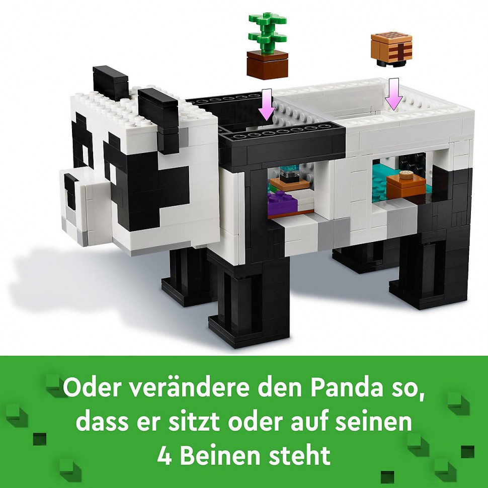 Купить LEGO LEGO Minecraft 21245 Das Pandahaus LEGO Minecraft 21245 Дом  панды в интернет-магазине Diskontshop.eu Германия всего за 5 997 руб. в