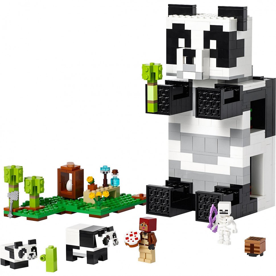 Купить LEGO LEGO Minecraft 21245 Das Pandahaus LEGO Minecraft 21245 Дом  панды в интернет-магазине Diskontshop.eu Германия всего за 5 997 руб. в