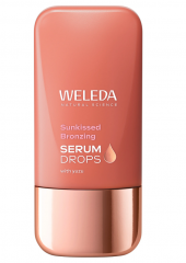 WELEDA Sunkissed Bronzing Serum Drops Сыворотка-бронзер придает коже естественный загар без отдушек с экстрактом юдзу и алоэ вера, 30мл