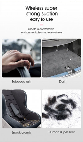 Licheers Licheers Akku-Handstaubsauger Akku Handstaubsauger fur das Auto LC-256, 65,00 W Licheers аккумуляторный ручной пылесос аккумуляторный ручной пылесос для автомобиля LC-256, 65,00 Вт