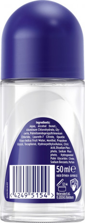 NIVEA MEN Cool Kick Fresh Anti-Transpirant Roll-On, 50 ml, Нивеа Мужской антиперспирант ролик, кактусовая вода и ментол, охлаждающий, 72ч защита, 50 мл