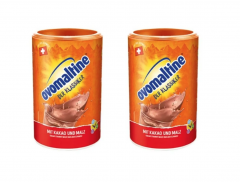Ovomaltine Der Klassiker mit Kakao und Malz 500g x 2st, напиток растворимый шоколадно-солодовый (Швейцария), порошок, энергия и витамины, с какао и ячменным солодом,  500 г  x 2 шт