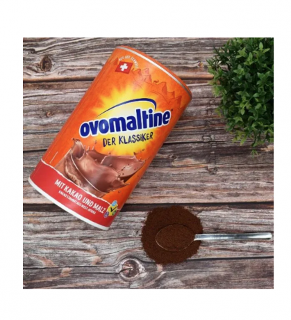 Ovomaltine Der Klassiker mit Kakao und Malz 500g x 2st, напиток растворимый шоколадно-солодовый (Швейцария), порошок, энергия и витамины, с какао и ячменным солодом,  500 г  x 2 шт