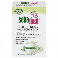 sebamed Seifenfreies Waschstuck mit Olive Очищающее мыло без мыла с оливкой