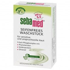 sebamed Seifenfreies Waschstuck mit Olive Очищающее мыло без мыла с оливкой