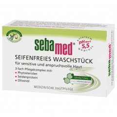 sebamed Seifenfreies Waschstuck mit Olive Очищающее мыло без мыла с оливкой