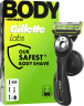 GILLETTE Rasierer, Labs Body & Intimate, 1 St, Джилетт Набор для бритья Labs Body & Intimate: станок, 1 сменная кассета и магнитный держатель, 1 набор