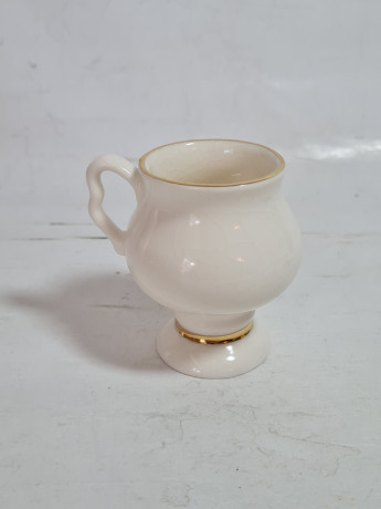 Чашки винтажные Carlsbad с видами Карловых Вар, фарфор, 2 шт., 6 x 6 см, Чехия, 1960-70гг.