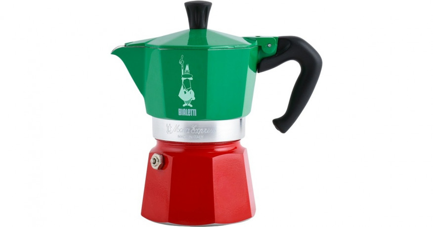 Bialetti Bialetti Moka Express Tricolore, Espressomaschine grun/rot, 3 Tassen  grun, rot Bialetti Moka Express Tricolore, эспрессо-машина зеленый/красный, 3 чашки