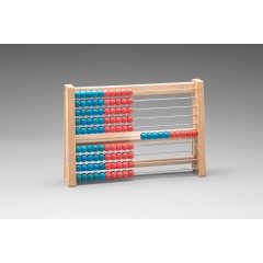 Wissner aktiv lernen Rechenrahmen 100er Zahlenraum rot\/blau Рамка калькулятора на 100 номеров красная/синяя