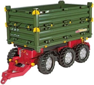Rolly Toys ROLLY TOYS Rolly Multitrailer 3-Achs-Dreiseitenkipper-Anhanger Трехосный прицеп-самосвал ROLLY TOYS Rolly Multitrailer
