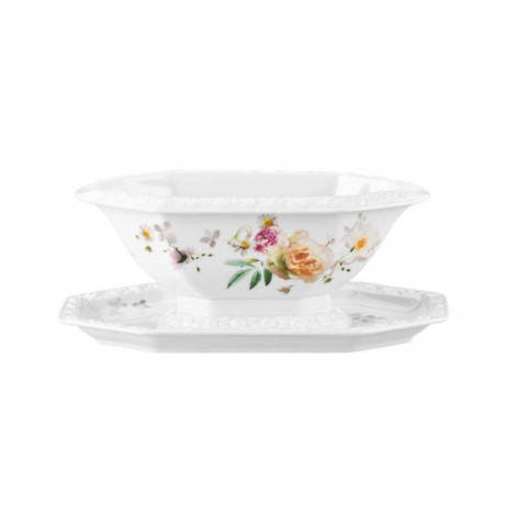 Rosenthal Rosenthal Maria Pink Rose Sauciere 1-tlg. 0,40 L Соусник Rosenthal Maria Pink Rose 1 шт. 0,40 л