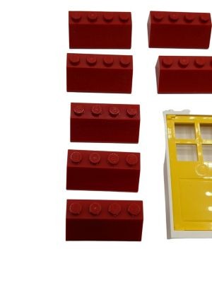 LEGO Lego Dachsteine und Turen - gelb - 16 Teile - neu Черепица и двери Lego - желтые - 16 деталей - новые