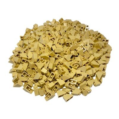 LEGO LEGO 2x1 Schragsteine Beige - Tan Slope 3040 - 50x LEGO 2x1 Bricks Beige — Tan Slope 3040 — 50x
