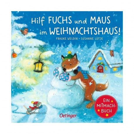 Hilf Fuchs und Maus im Weihnachtshaus! Помогите лисе и мышке в рождественском домике!