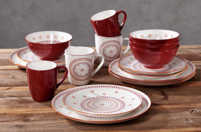 Ritzenhoff & Breker Ritzenhoff & Breker Kombiservice 16tlg INDIRA rot Комбинированный сервиз Ritzenhoff & Breker 16 предметов INDIRA