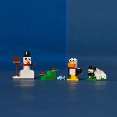 LEGO LEGO Classic 11012 Kreativ-Bauset mit weissen Steinen LEGO Classic 11012 Набор для творчества с белыми кубиками