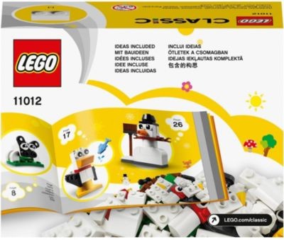 LEGO LEGO Classic 11012 Kreativ-Bauset mit weissen Steinen LEGO Classic 11012 Набор для творчества с белыми кубиками