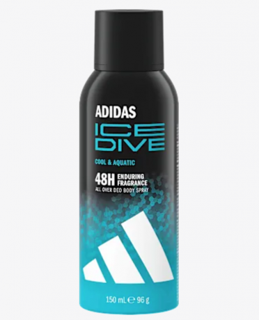 adidas Ice Dive Deodorant Spray, Адидас Дезодорант-cпрей Ice Dive 48h для мужчин, 150 мл
