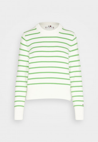 Tommy Hilfiger Jumper breton/ ecru/spring lime джемпер бретон/экрю/весенний лайм