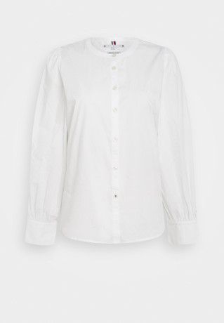 Tommy Hilfiger Button-down blouse optic white Блузка на пуговицах оптический белый