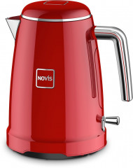 NOVIS NOVIS Wasserkocher K1 rot, 1,6 l, 2400 W, Metallgehause Чайник NOVIS K1 красный, 1,6 л, 2400 Вт, металлический корпус