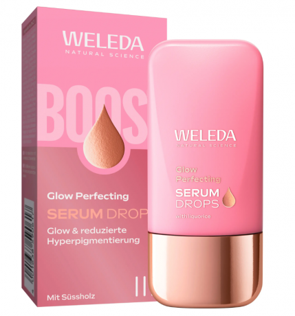 WELEDA Glow Perfecting Serum Drops Сыворотка-капли, сияние и ровный тон кожи, с экстрактом корня солодки, 30мл