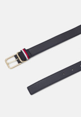 Tommy Hilfiger SQUARE BUCKLE SIGNATURE Belt desert sky ПОДПИСЬ С КВАДРАТНОЙ ПРЯЖКОЙ Ремень небо пустыни
