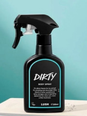 Lush Dirty Body Spray Спрей для тела унисекс, мята, лаванда, сандал, освежающий аромат, стойкий боди-спрей, 200 мл
