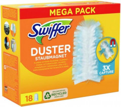 Swiffer Staubmagnet Nachfullpack 18 St x 10packs, Свиффер Сменные салфетки-насадки для магнитной щетки, 18 штук x 10 упаковок (180шт)