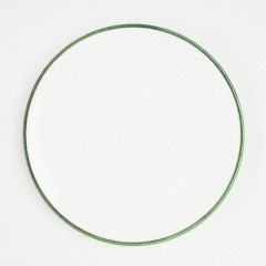 Gmundner Keramik Gmundner Keramik Gruner Rand Speiseteller Cup 28 cm Обеденная чашка Gmundner Ceramics с зеленым ободком, 28 см